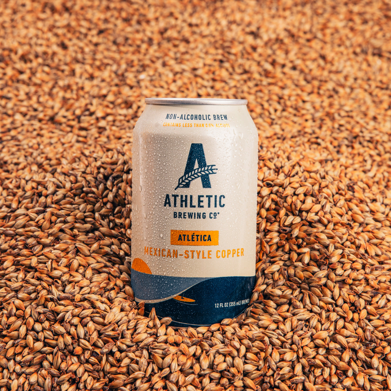 atletica in bed of grains