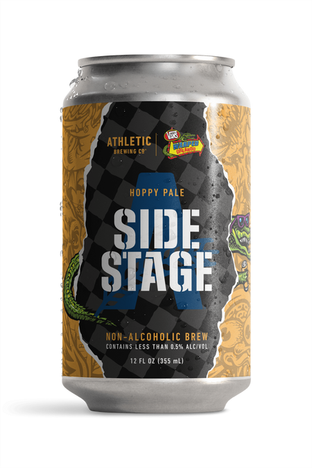 Side stage beer can